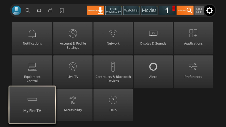 My Fire TV or Device & Software